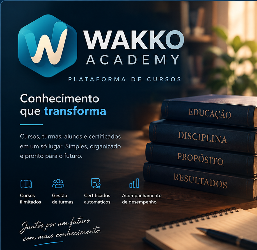 Wakko Academy — plataforma de cursos